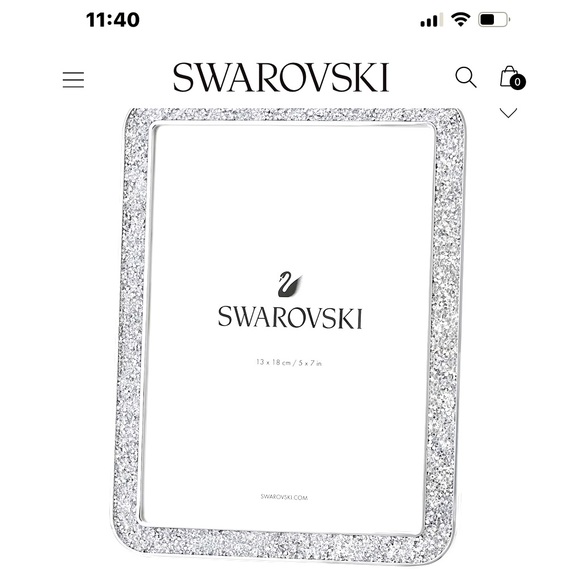 (NWT) Swarovski Picture frame - Picture 1 of 7